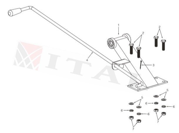ITL-GİDON SEHPASI GUARDİNO YENİ MODEL GM105