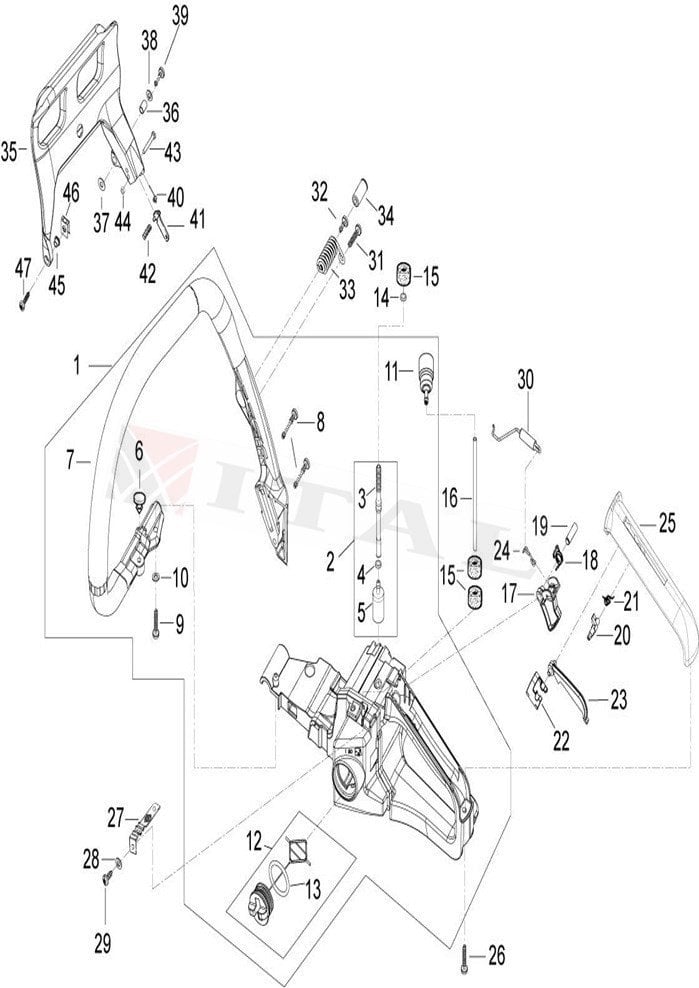 ITL-BENZİN HORTUMU SOLO 646/656