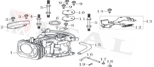 ITL-VOLANT FRENİ 1P61/65/70FA