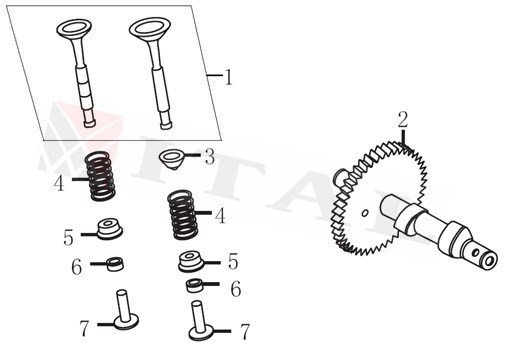 ITL-EKZANTRİK MİLİ LC152F/LC25Z/LC40Z