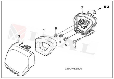 ITL-HAVA FİLTRE KAPAĞI HON. GX35