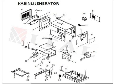 ITL-SOĞUTUCU PERVANE 35W DHY7500SE