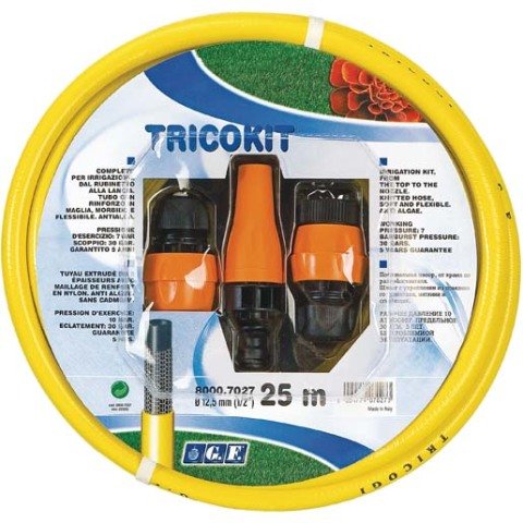 GF HORTUM TRİCOGİ 1/2'' 25m ADAPTÖR KİTLİ / HORTUM BAHÇE GRUBU /  / 8000-7027