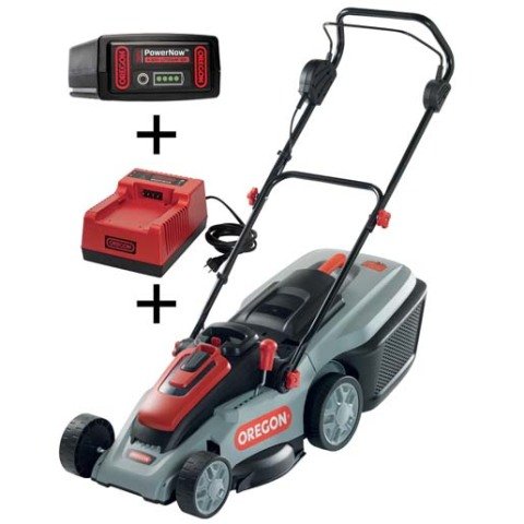 OREGON LM300 AKÜLÜ ÇİM BİÇME MAK.+ 4.0 Ah+C750 / AKÜLÜ ÇİM BİÇME MAKİNESİ / İTMELİ / 581688