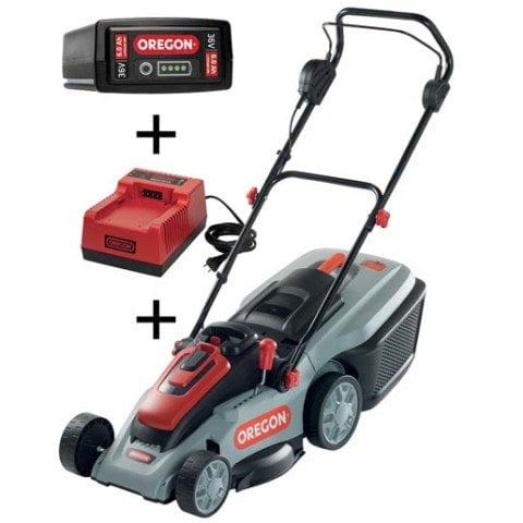 OREGON LM300 AKÜLÜ ÇİM BİÇME MAK.+ 6.0 Ah+C750 / AKÜLÜ ÇİM BİÇME MAKİNESİ / İTMELİ / 586734