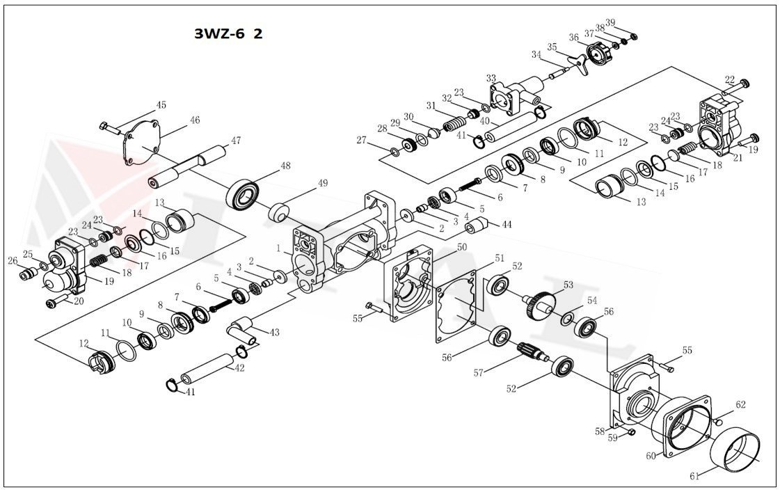 ITL-BASINÇ POMPA KAPAĞI ADAPTÖRÜ KASEI 3WZ6