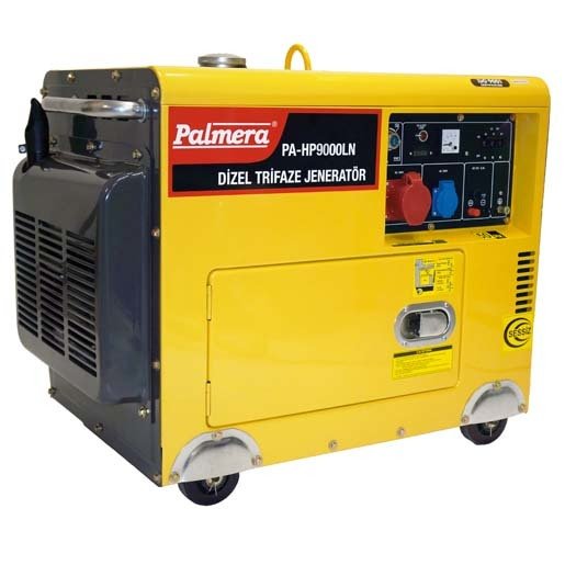 PALMERA PA-HP9000LN JENERATÖR 8 kVA DİZEL MARŞLI / DİZEL JENERATÖR / MONOFAZE / PA-HP9000LN