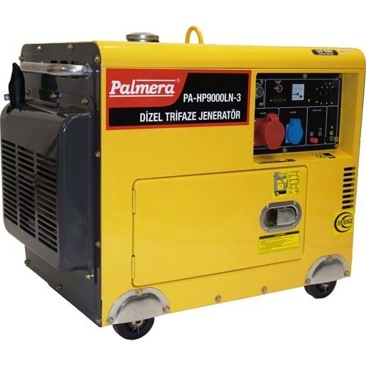 PALMERA PA-HP9000LN-3 JENERATÖR 8 kVA DİZEL MARŞ / DİZEL JENERATÖR / TRİFAZE / PA-HP9000LN-3