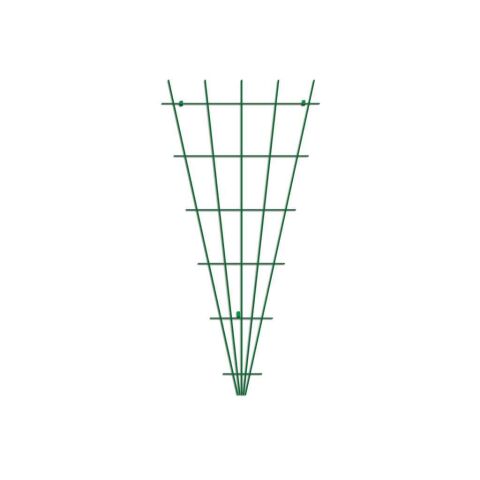 Gardener 74175 Sarmaşık Bitkilere Özel Metal Tırmanma Kafesi Üçgen - Yeşil 150cm X 75cm