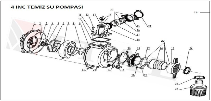 ITL-KELEBEK DHY100/LC100ZB 4''