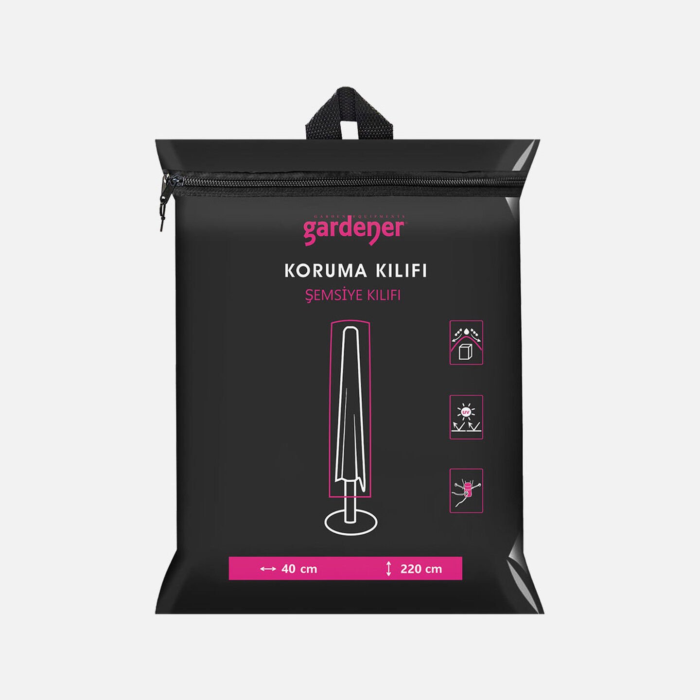 Gardener GRDC307 Şemsiye Koruma Örtüsü / Kılıfı PE (220 cm x 40 cm)