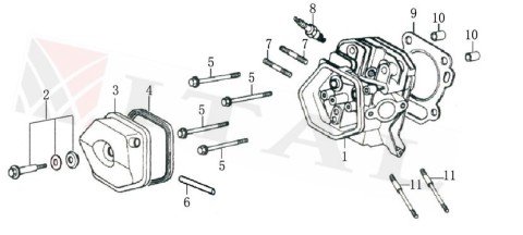 ITL-SİLİNDİR KAFA CONTASI LC340F