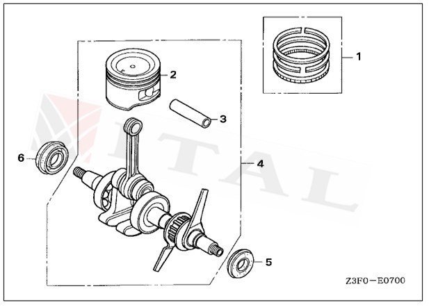 ITL-PİSTON HON. GX35 39MM ITAL
