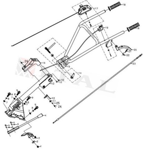 ITL-STOP ANAHTARI LC750 KOMPLE